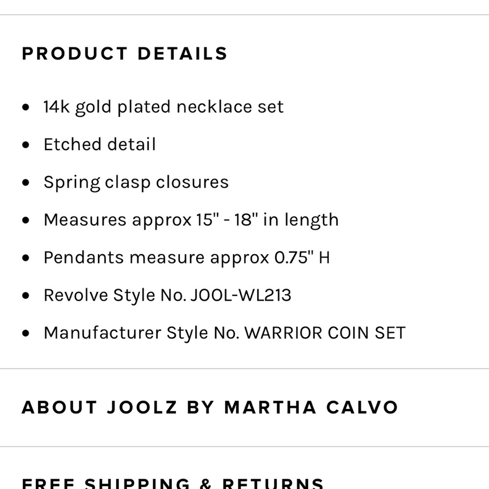 14k Gold Plated Double Coin Necklaces (2) - Picture 7 of 12